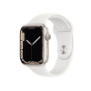 Refurbished Apple Watch Serie 7 | 45mm | Aluminium Starlight Weiß | Weißes Sportarmband | GPS | WiFi