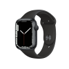 Apple Watch Series 7 | 45mm | Aluminium Case Middernacht Blauw | Zwart sportbandje | GPS | WiFi + 4G