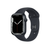 Refurbished Apple Watch Serie 7 | 45mm | Aluminium Mitternachtsblau | Blaues Sportarmband | GPS | WiFi