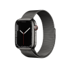 Refurbished Apple Watch Serie 7 | 45mm | Stainless Steel Graphit | Graphit Milanaiseband | GPS | WiFi + 4G