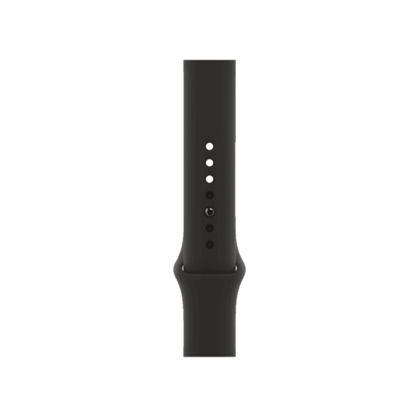 Refurbished Apple Watch Serie 8 | 41mm | Stainless Steel Silber | Schwarzes Sportarmband | GPS | WiFi + 4G