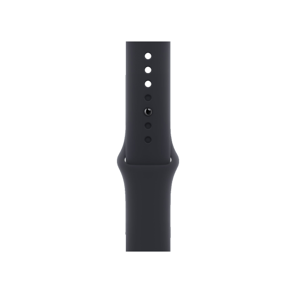 Refurbished Apple Watch Serie 8 | 41mm | Aluminium Starlight Weiß | Schwarzes Sportarmband | GPS | WiFi