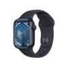 Refurbished Apple Watch Serie 9 | 41mm | Aluminium Mitternacht | Mitternacht Sportarmband S/M | GPS | WiFi
