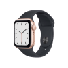 Refurbished Apple Watch Serie SE | 40mm | Aluminium Rosé Gold | Schwarzes Sportarmband | GPS | WiFi + 4G