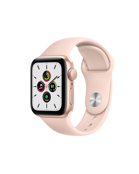 Refurbished Apple Watch Serie SE | 40mm | Aluminium Gold | Rosa Sportarmband | GPS | WiFi