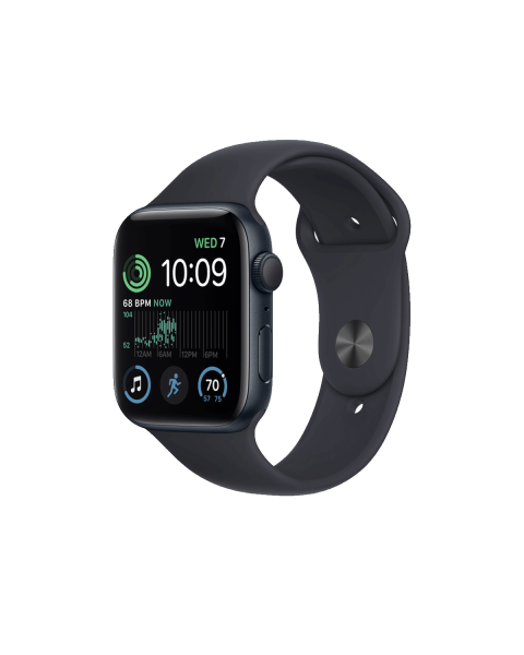 Apple Watch Series SE | 44mm | Aluminium Mitternachtsblau | Mitternachtsblau Sportband | GPS | WiFi