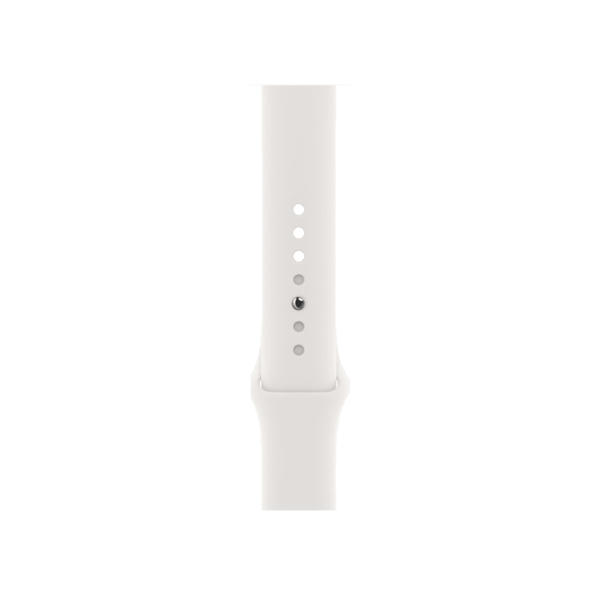 Refurbished Apple Watch Ultra | 49mm | Titan | Weißes Sportarmband | GPS | WiFi + 4G