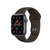 Refurbished Apple Watch Serie SE | 40mm | Aluminium Spacegrau | Schwarzes Sportarmband | GPS | WiFi