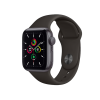 Refurbished Apple Watch Serie SE | 40mm | Aluminium Spacegrau | Schwarzes Sportarmband | GPS | WiFi + 4G