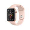 Refurbished Apple Watch Serie 5 | 40mm | Aluminium Gold | Rosa Sportarmband | GPS | WiFi + 4G