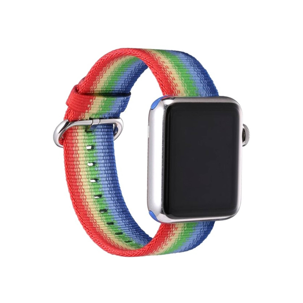Apple Watch 38/40 mm gewebte Nylon Horlogeband Multi