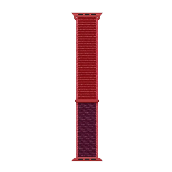 Apple Watch 42/44 mm Nylon Sport Loop Horlogeband Rot
