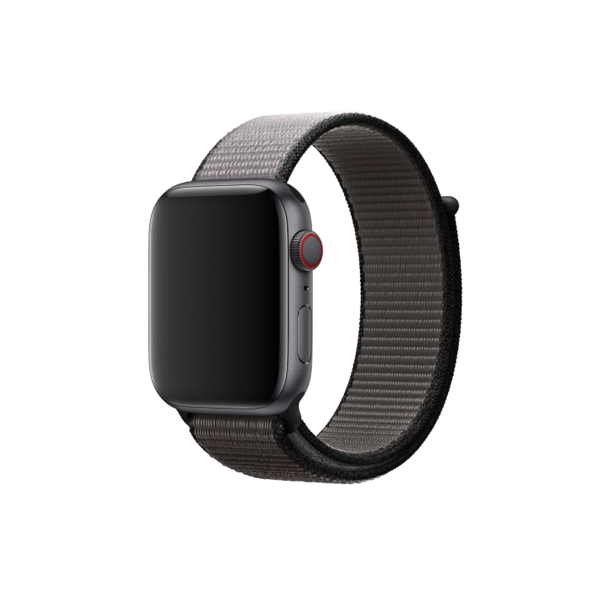 Apple Watch 42/44 mm Nylon Sport Loop Horlogeband Grau