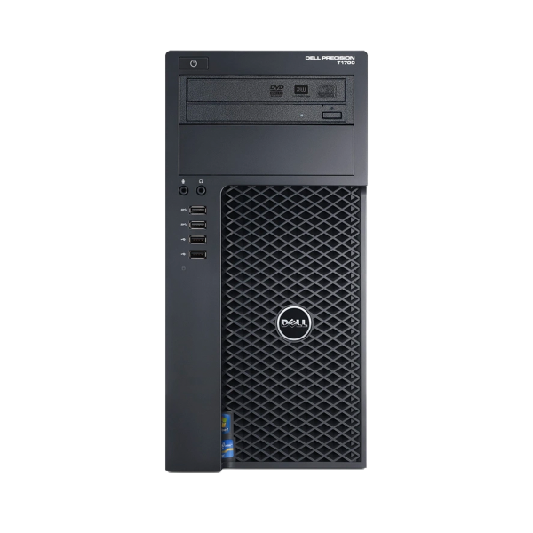 Dell Precision T1700MT | 1. Generation E3 | 256-GB-SSD | 8GB RAM | NVIDIA Quadro K600 | DVD