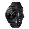 Galaxy Watch | 42 | Edelstahlgehäuse schwarz | Schwarzes Lederband | GPS | WLAN + 4G