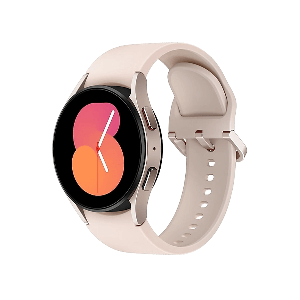 Refurbished Galaxy Watch5 | 40mm | Aluminium Roségold | Roségold Sportarmband | GPS | WiFi + 4G