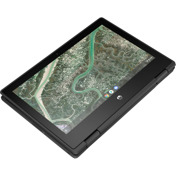 HP Chromebook x360 11MK G3 EE | 11,6-Zoll-HD | Touchscreen | Mediatek MT8183 | 32 GB SSD | 4 GB RAM | QWERTY | D1