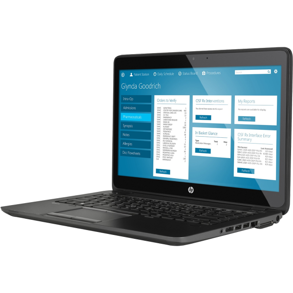 HP ZBook 14 G2 | 14 inch FHD | 5. Gen i7 | 512GB SSD | 16GB RAM | AMD FirePro M4150 | QWERTY/AZERTY/QWERTZ