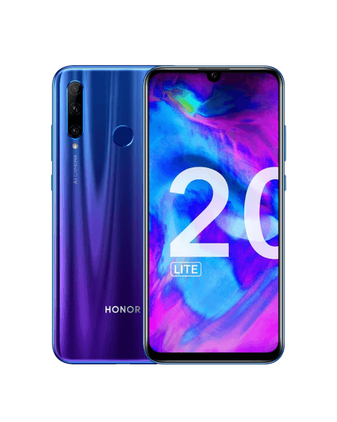 Refurbished Huawei Honor 20 Lite | 128GB | Blau | Dual