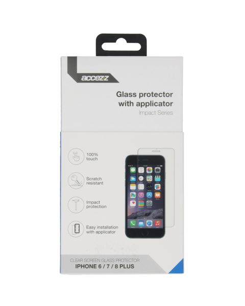 Glass Screenprotector + Applicator für das iPhone 8 Plus / 7 Plus / 6(s) Plus