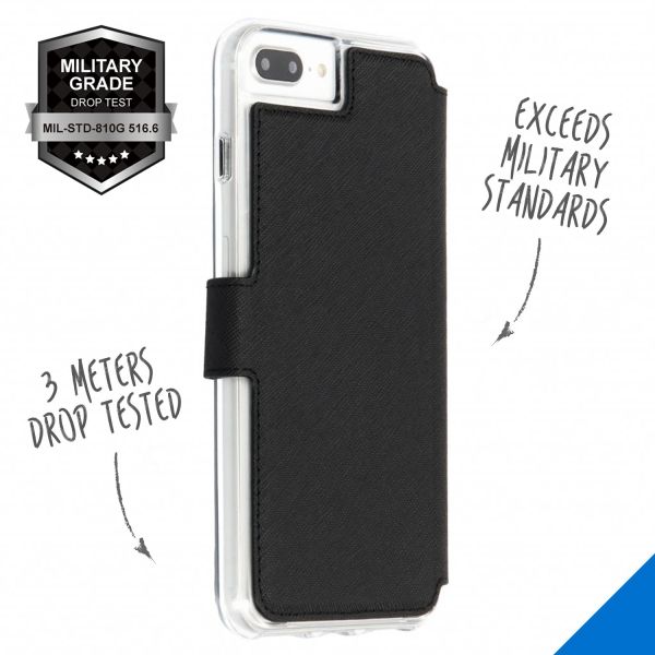 Xtreme Wallet Bookcase iPhone 8 Plus / 7 Plus - Schwarz