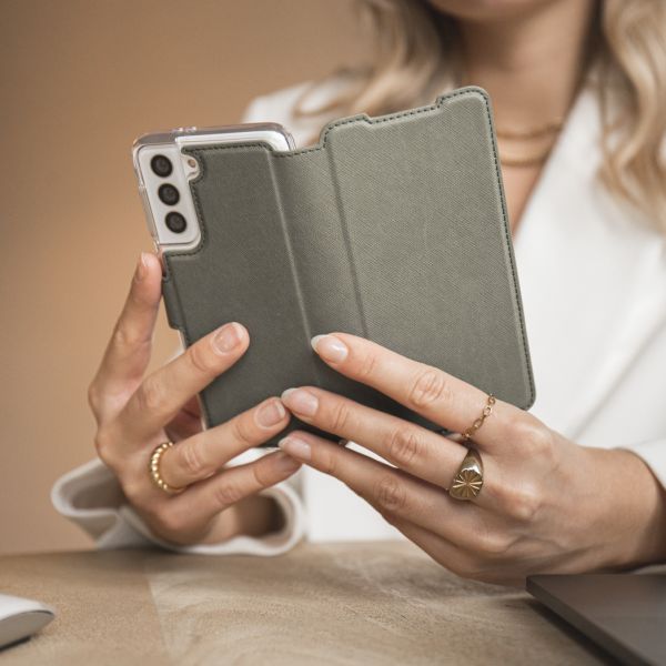 Xtreme Wallet Booktype iPhone 8 Plus / 7 Plus - Lichtgroen - Lichtgroen / Light Green