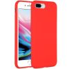 Liquid Silikoncase Schwarz für das iPhone 8 Plus / 7 Plus - Rot
