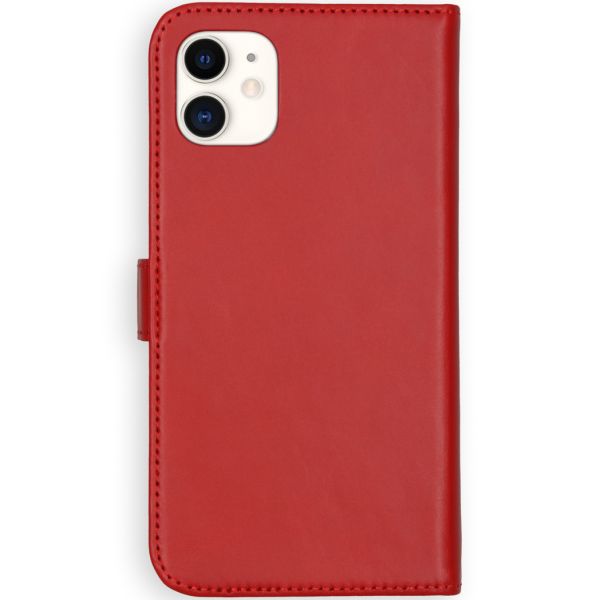 Echtleder Klapphülle Rot für das iPhone 11