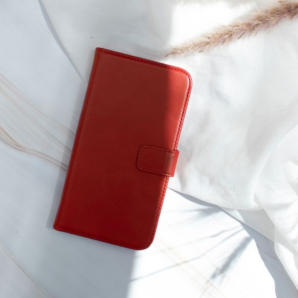 Echtleder Klapphülle Rot für das iPhone 11