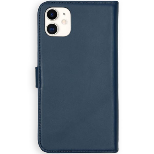 Echtleder Klapphülle Blau für das iPhone 11