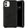 Vayu Vegan Lederen Backcover iPhone 11 - Zwart - Zwart / Black