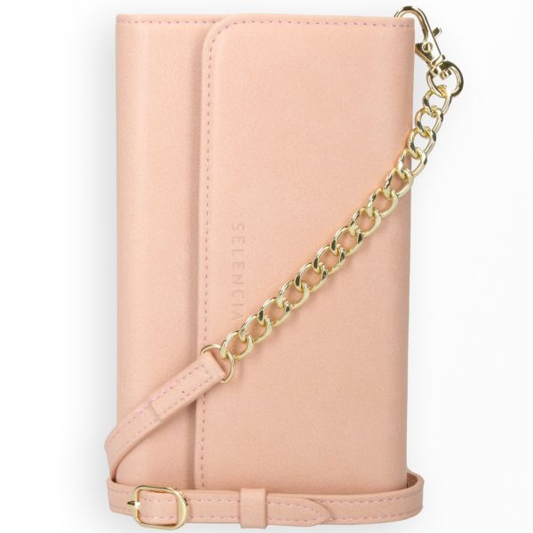 Eny Uitneembare Vegan Lederen Clutch iPhone 11 - Roze - Roze / Pink