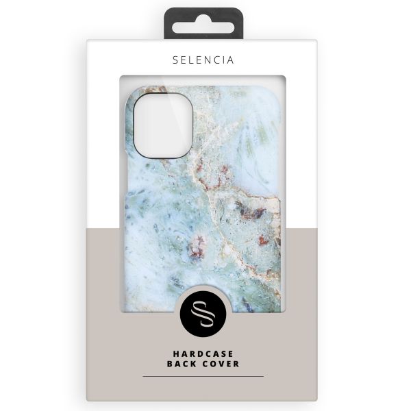 Selencia Maya Fashion Backcover iPhone 11 - Marble Blue