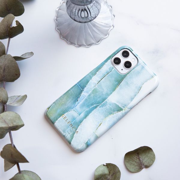 Selencia Maya Fashion Backcover iPhone 11 - Agate Blue