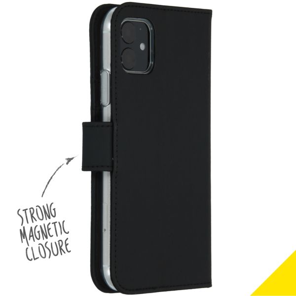 Wallet TPU Klapphülle Schwarz für das iPhone 11