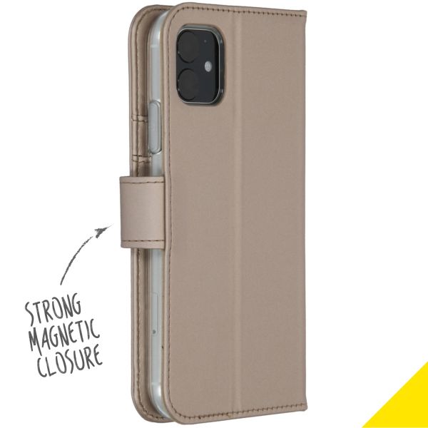 Wallet TPU Klapphülle Gold für das iPhone 11