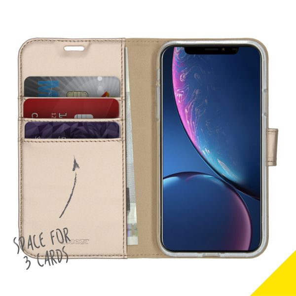 Wallet TPU Klapphülle Gold für das iPhone 11