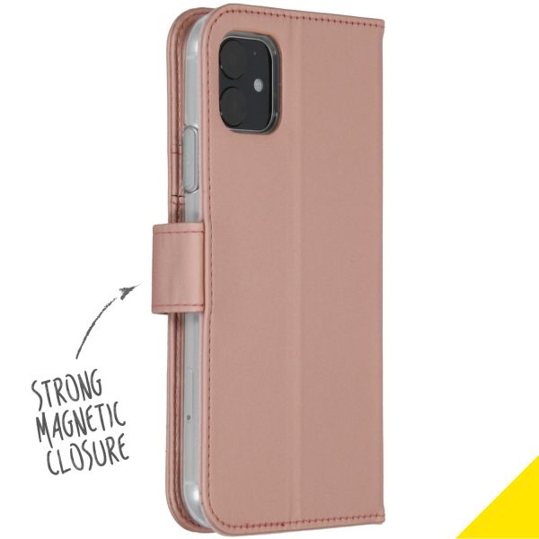 Wallet TPU Klapphülle Roségold für das iPhone 11