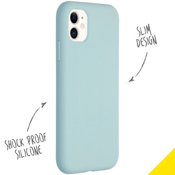 Liquid Silikoncase für das iPhone 11 - Sky Blue