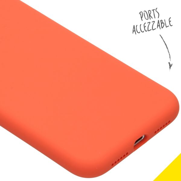 Liquid Silikoncase für das iPhone 11 - Nectarine
