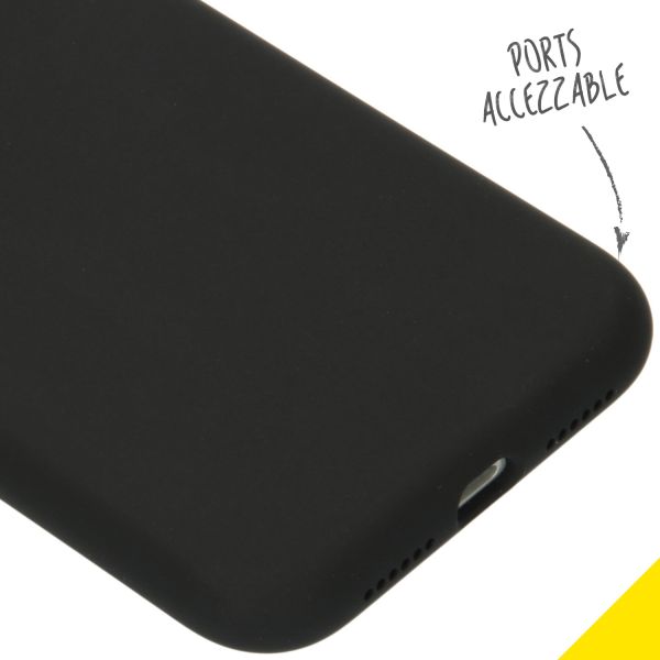 Liquid Silikoncase Schwarz für das iPhone 11