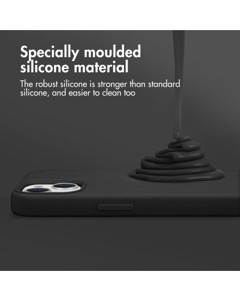Liquid Silikoncase Schwarz für das iPhone 11