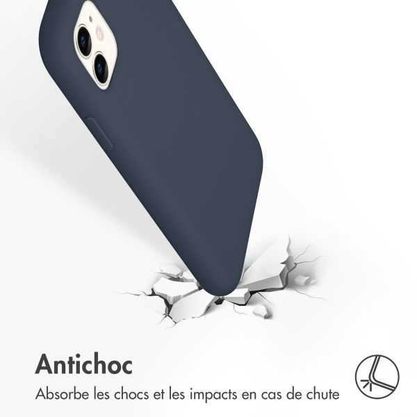 Liquid Silikoncase Blau für das iPhone 11