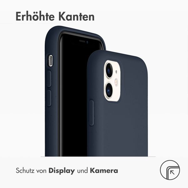 Liquid Silikoncase Blau für das iPhone 11