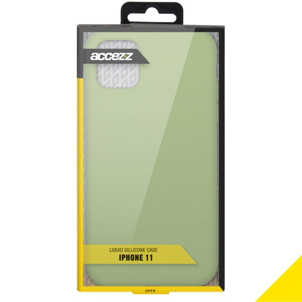 Liquid Silikoncase Grün für das iPhone 11