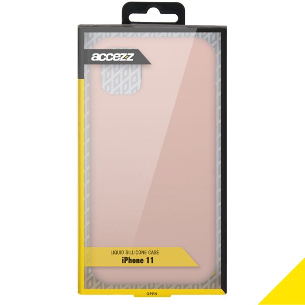 Liquid Silikoncase Rosa für das iPhone 11
