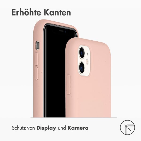 Liquid Silikoncase Rosa für das iPhone 11