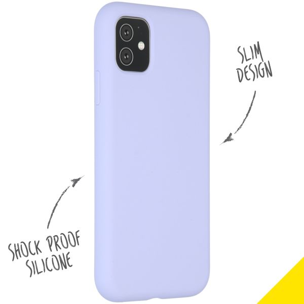Liquid Silikoncase Lila für das iPhone 11