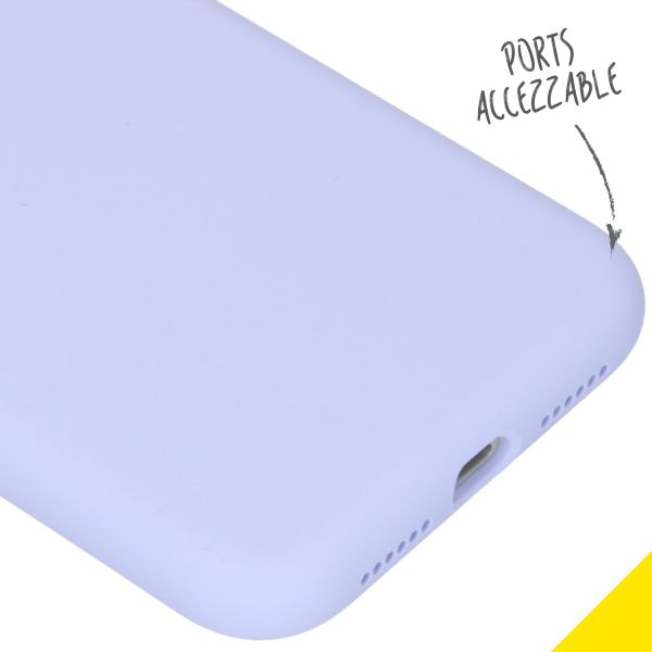 Liquid Silikoncase Lila für das iPhone 11