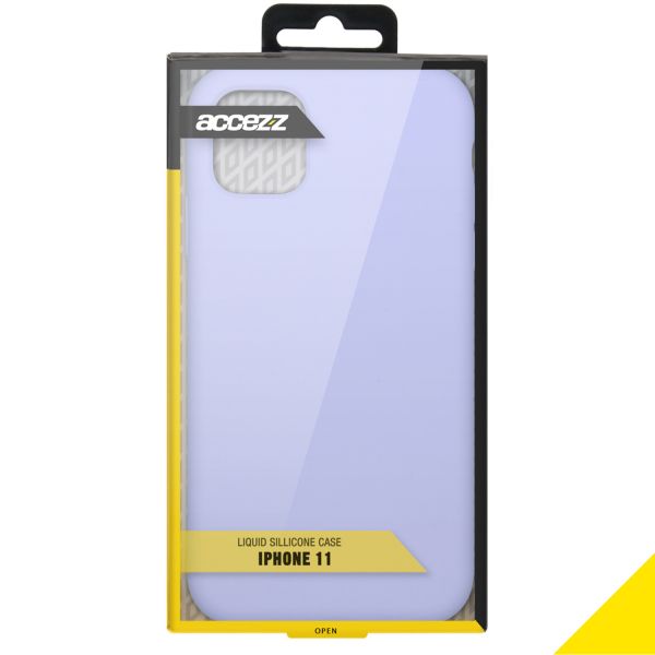 Liquid Silikoncase Lila für das iPhone 11